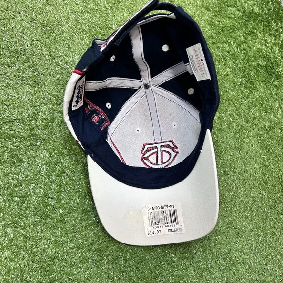 Minnesota Twins Hat Blue White Strap Back Mens NWT Deadstock All Over Print - Picture 6 of 6